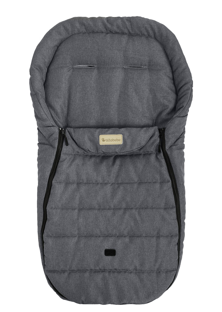 Altabebe AL2450L-33 Übergangsfusssack Lifeline für alle gängigen Kinderwagen Buggys und Jogger, hell