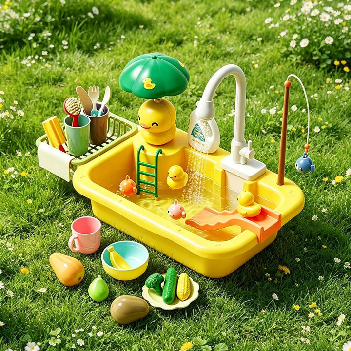 Wassertisch Für Kinder | Interaktiver Wasserspieltisch | Lustiges Sensorisches Spielset Für Kinder M