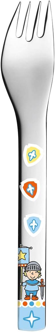 Puresigns ONE Miko Kinderbesteck mit neidlichen Ritter Motiven 4-teilig ergonomisch geformt peferkt