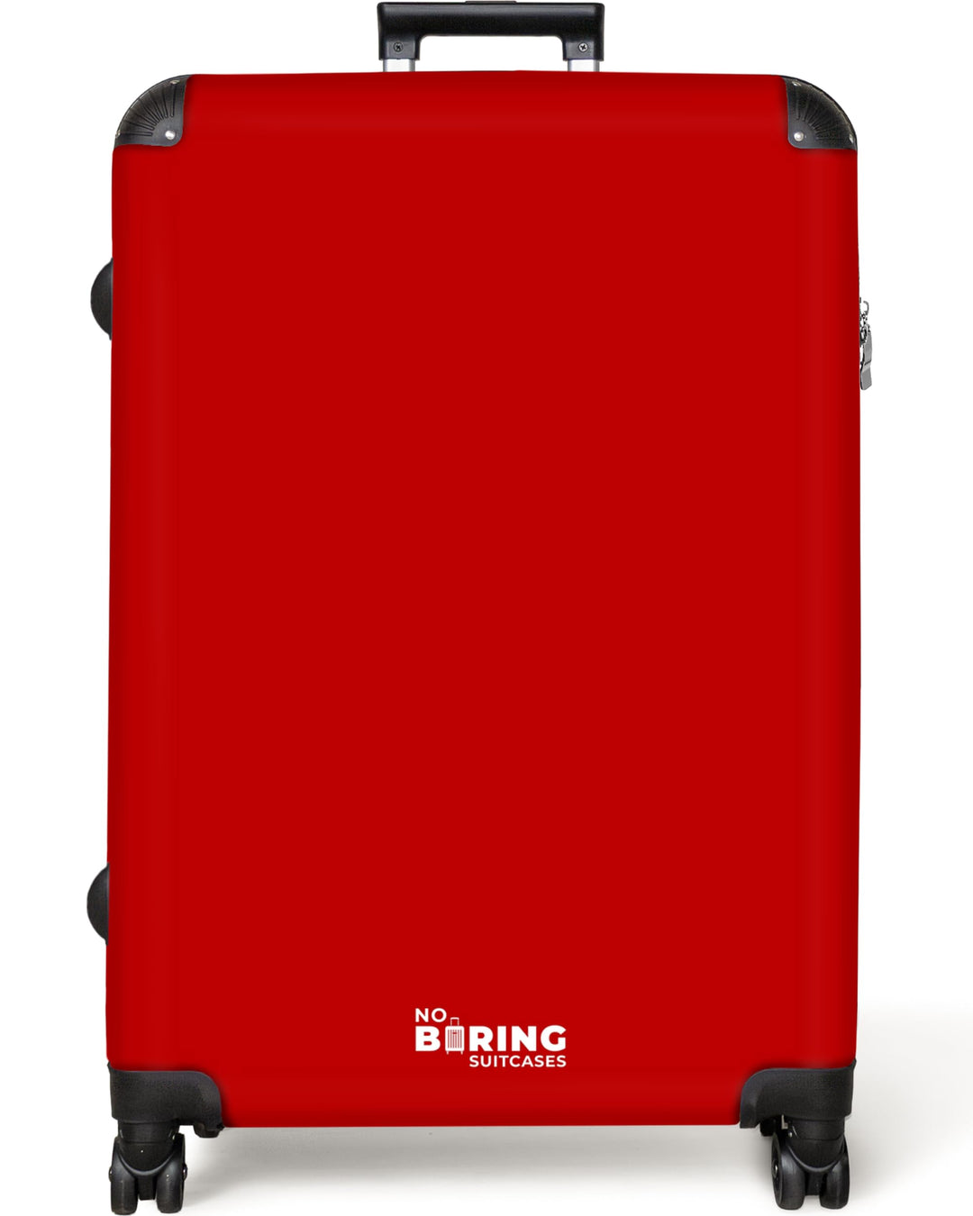 NoBoringSuitcases.com® Koffer XL Gross 77x51.5x28 cm Reisekoffer mit 4 Rollen Leicht Trolley Hartsch