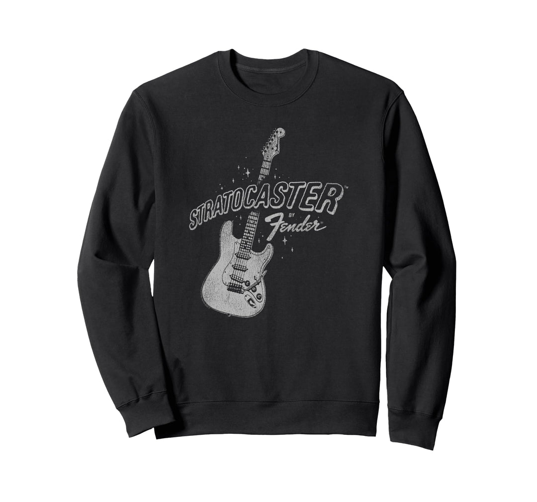 Fender Stratocaster Sparkling Guitar Vintage Poster Sweatshirt
