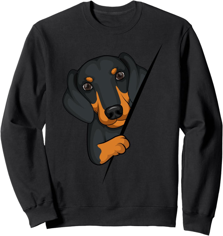 Dackel Dachshund Teckel Kinder Damen Sweatshirt
