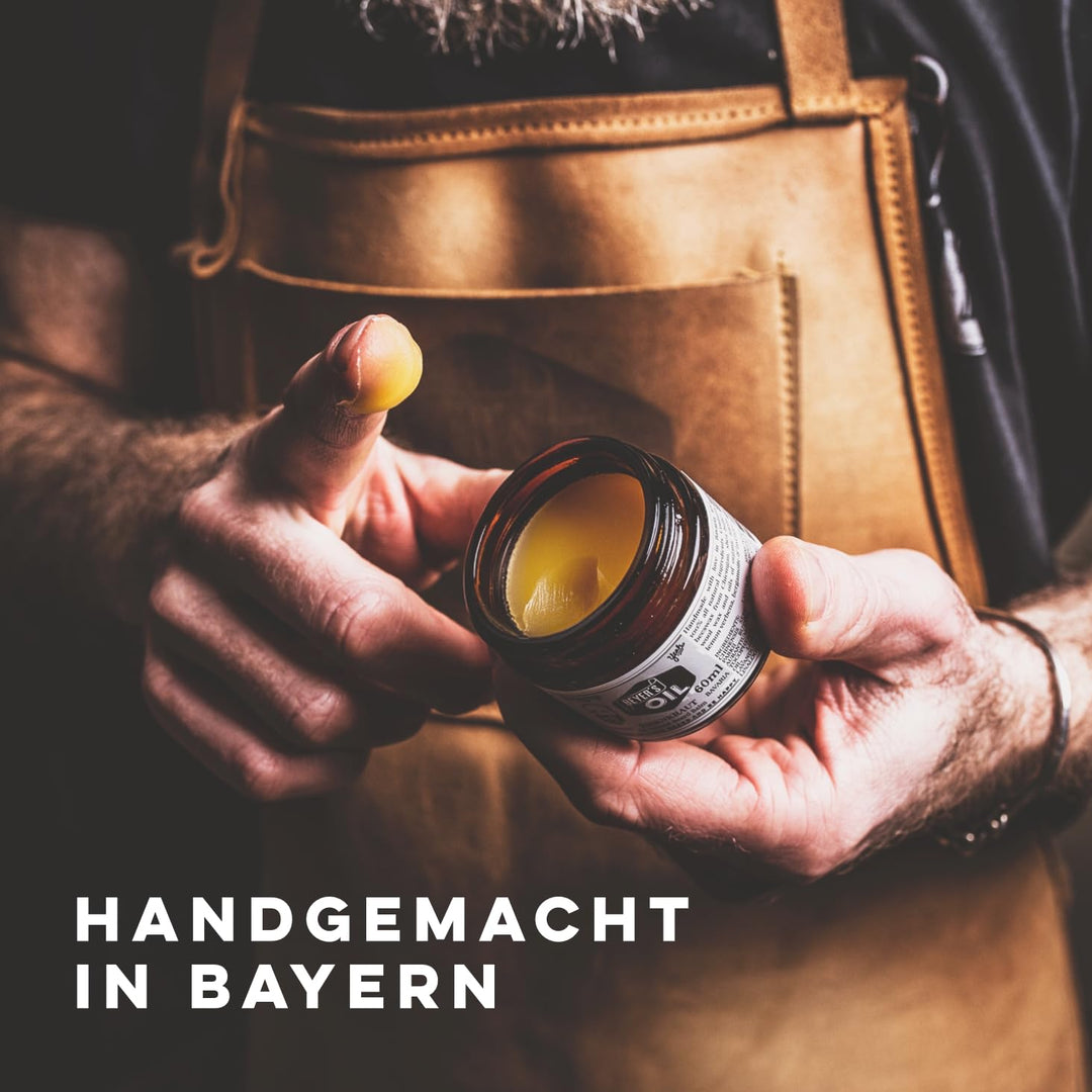 Beyer's Oil Beard Balm Eisenkraut 60ml - Bartpflege Balsam - Handgemacht in Bayern - 100% natürlich