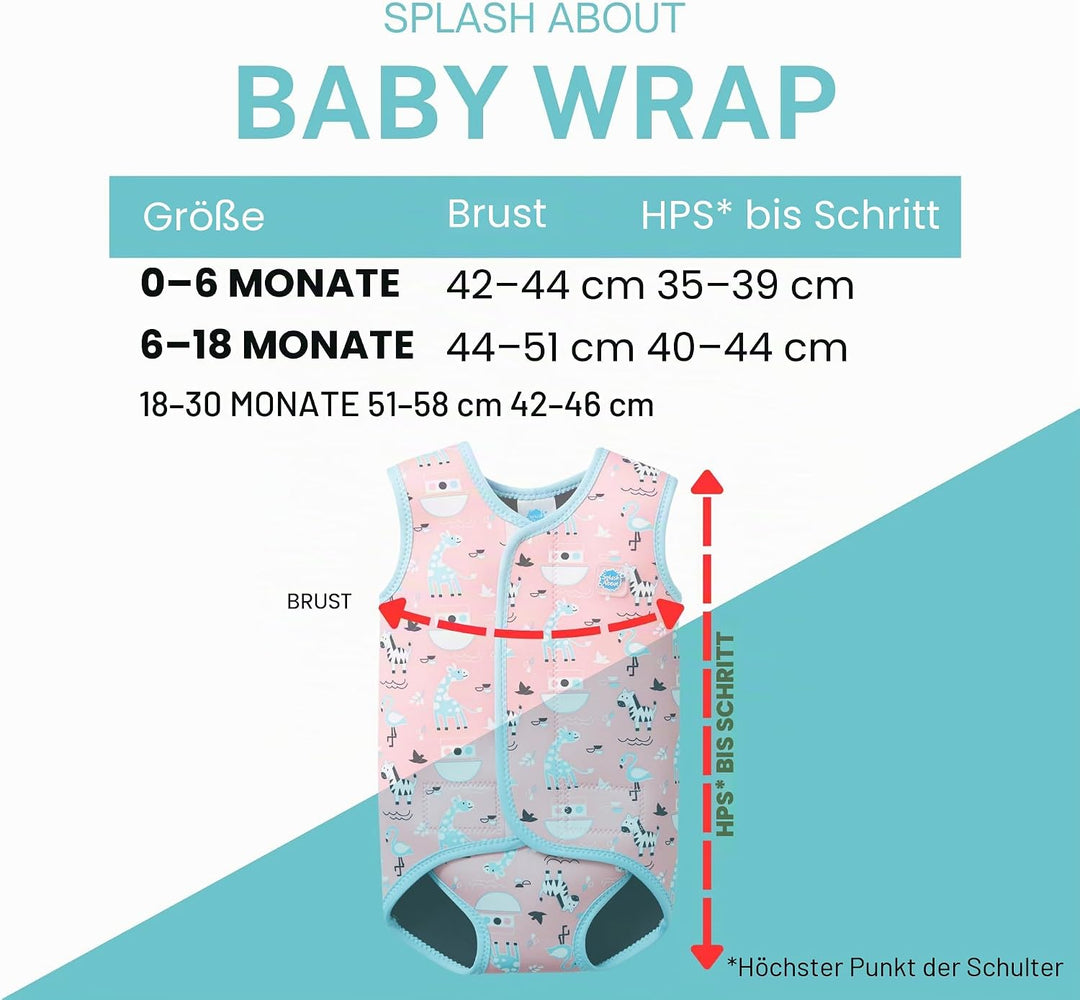 Splash About Baby Wrap Neoprenanzug 18-30 monate Nina&