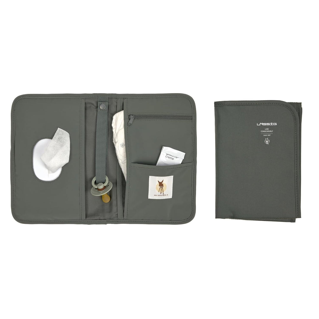 LÄSSIG Baby Windeltasche Olive, Olive