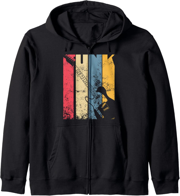Vintage Electric Guitar Funk Music lover gifts Kapuzenjacke