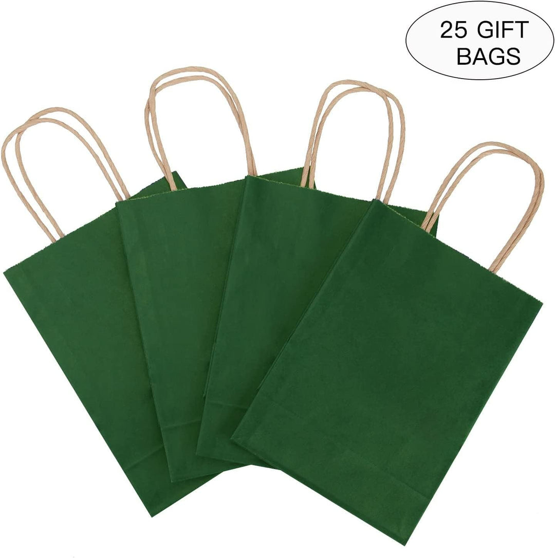 Loveinside 33 X 25,4 X 12,7 cm Papiertüten Kraft Geen Geschenktüten Bulk Mit Griffen Für Geburtstag