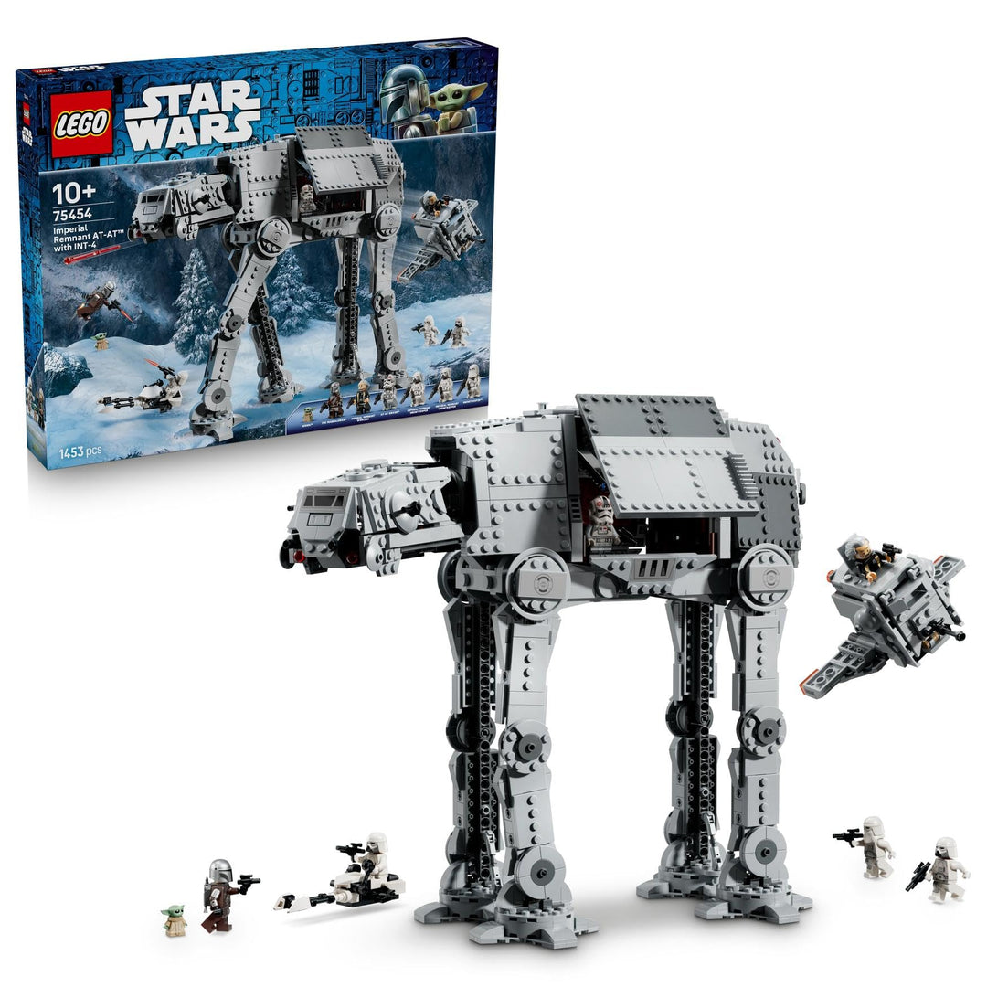 LEGO Star Wars 75454 AT-AT des Restimperiums mit INT-4 Spielzeug - The Mandalorian and Grogu Figuren