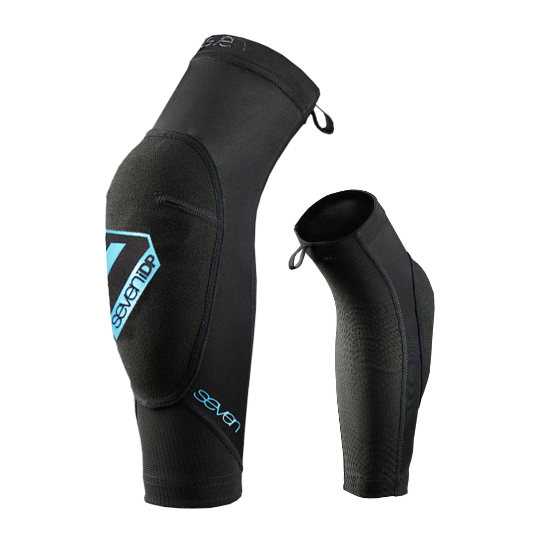 Seven iDP 7iDP Transition Ellbogenschützer – Leichter & Flexibler Schutz XL schwarz-blau, XL schwarz
