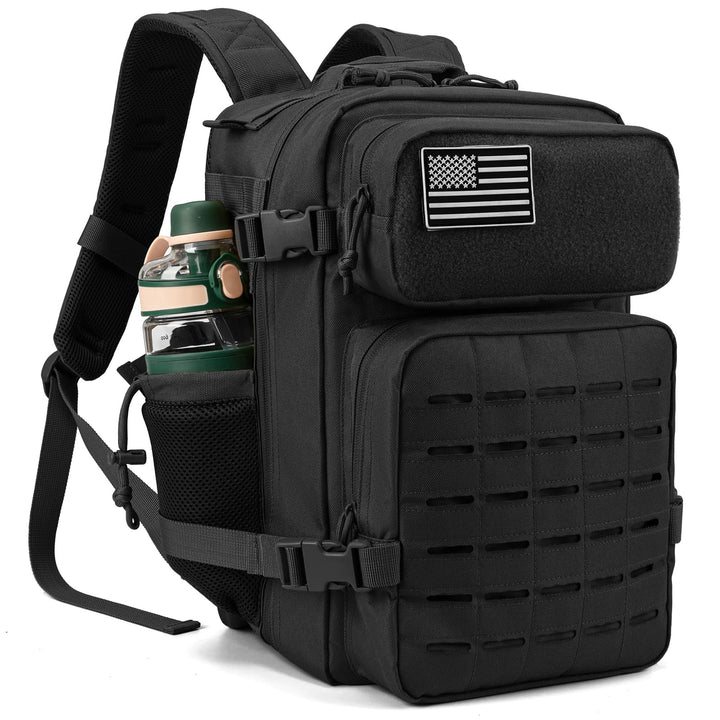 QT&amp;QY Taktischer MilitäR Rucksack Herren Gross 25l/35l/45L Bundeswehr Rucksack 3 Tage Molle Armee Ru
