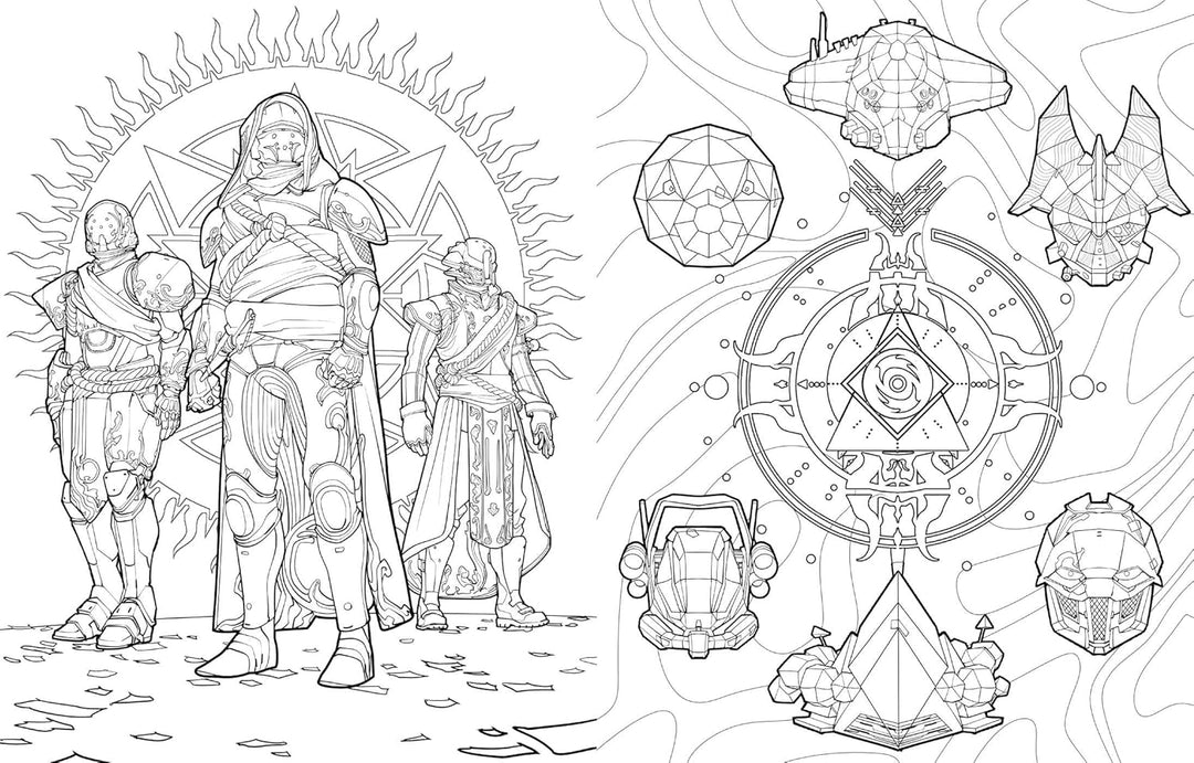 Destiny: The Official Coloring Book Volume II (Volume 2), Taschenbuch