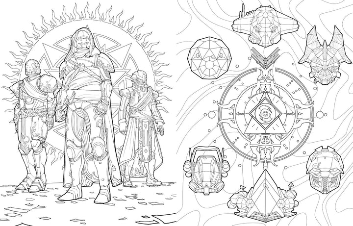 Destiny: The Official Coloring Book Volume II (Volume 2), Taschenbuch