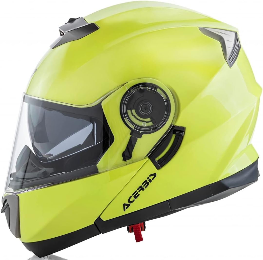 Acerbis Herren Serel Modural Helm, gelb, XL