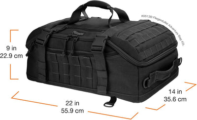 Maxpedition Reisetasche Fliegerduffel Adventure, 37 l 61 in Schwarz, 61 in Schwarz