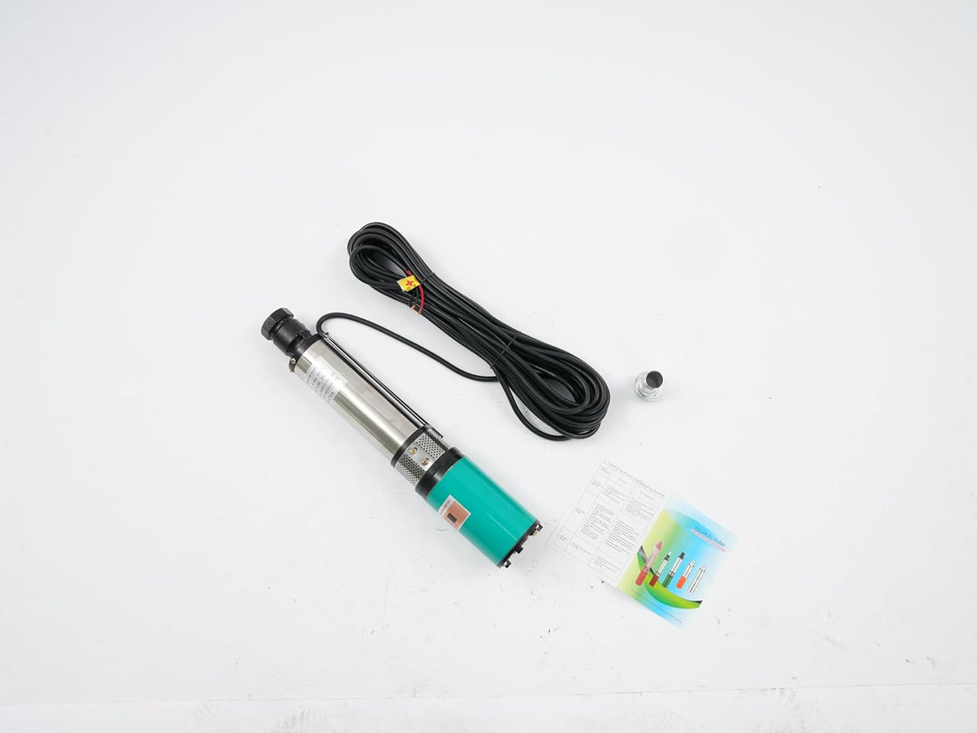 Brunnenpumpe, Brunnenpumpe, tief, 320 W/24 V DC, Tauchpumpen, Edelstahl, 25 m, 4500 U/min, Durchmess