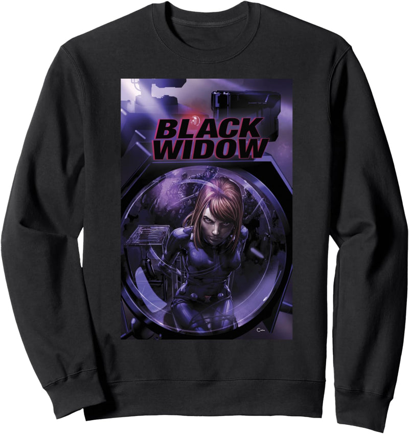Marvel Avengers Black Widow Comic Cover Sweatshirt