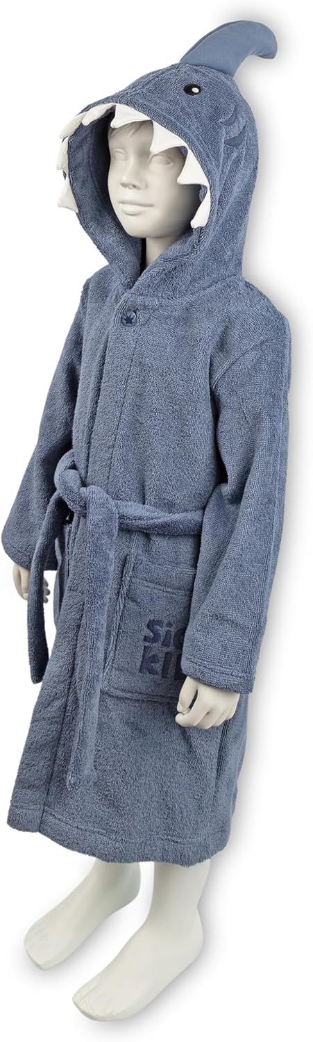 Sigikid Bademantel aus Bio-Baumwolle für Kinder Unisex Altrosa 86-92, Altrosa 86-92