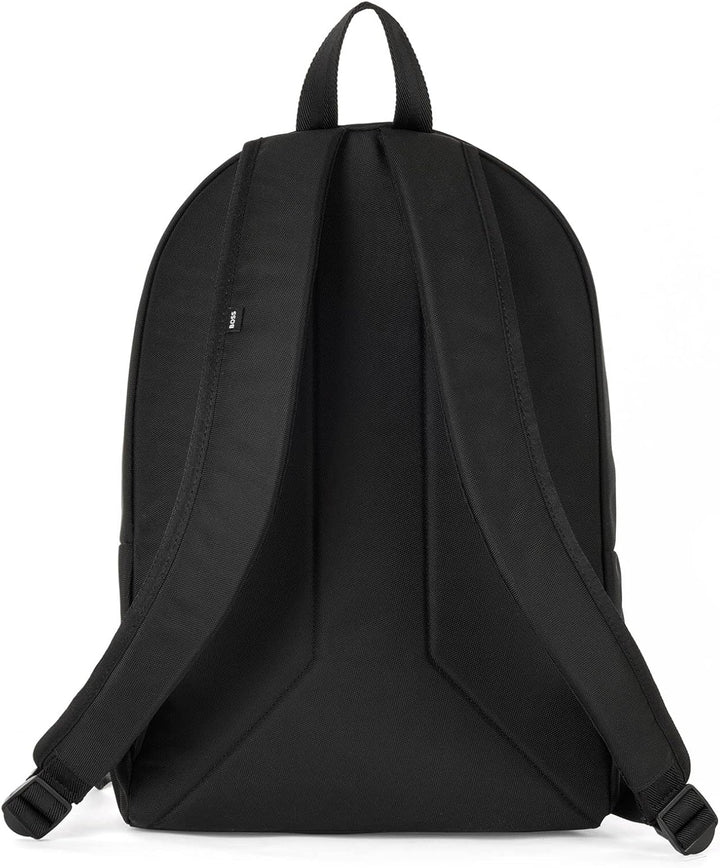 BOSS Herren Catch multi Backp Rucksack aus recyceltem Gewebe mit Reissverschluss und mehrfarbigem Lo