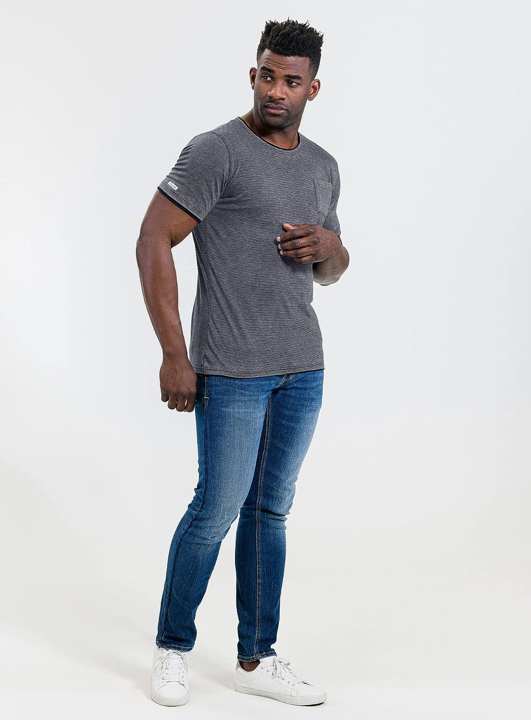 KEY LARGO Herren Mt Karl-Heinz Round T-Shirt M Atlantic Blue (1211), M Atlantic Blue (1211)