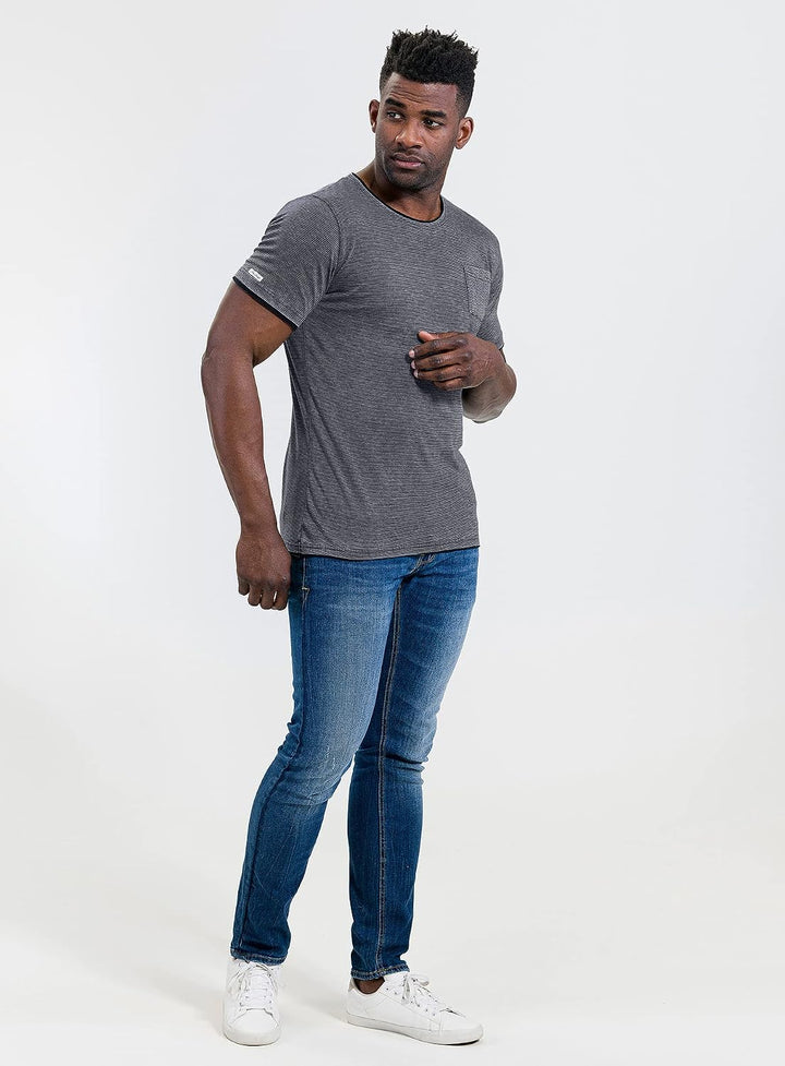 KEY LARGO Herren Mt Karl-Heinz Round T-Shirt M Atlantic Blue (1211), M Atlantic Blue (1211)
