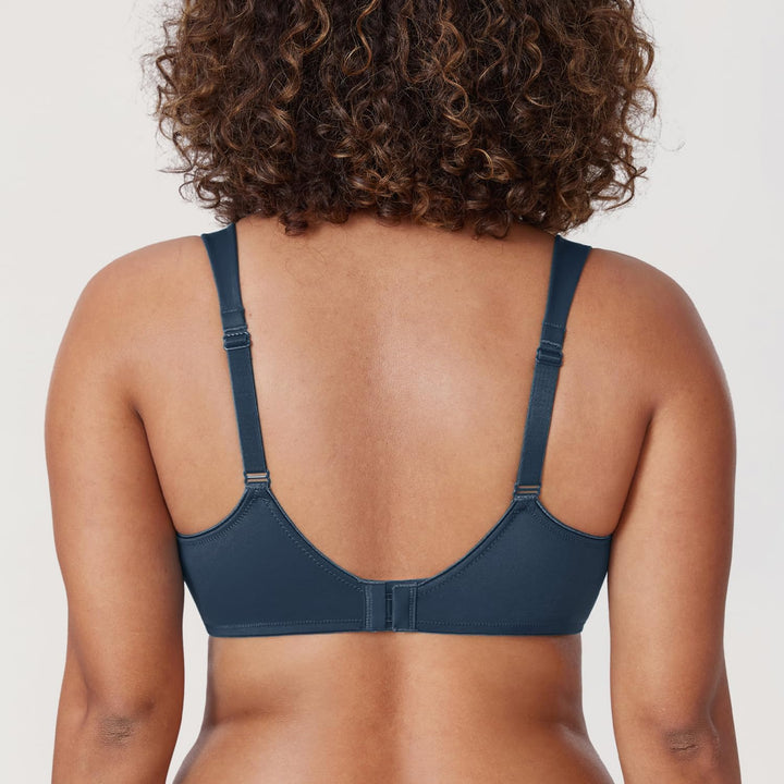 DELIMIRA Damen T-Shirt Minimizer BH mit Bügel Grosse Grössen Ohne Gepolstert 75D Sargasso, 75D Sarga