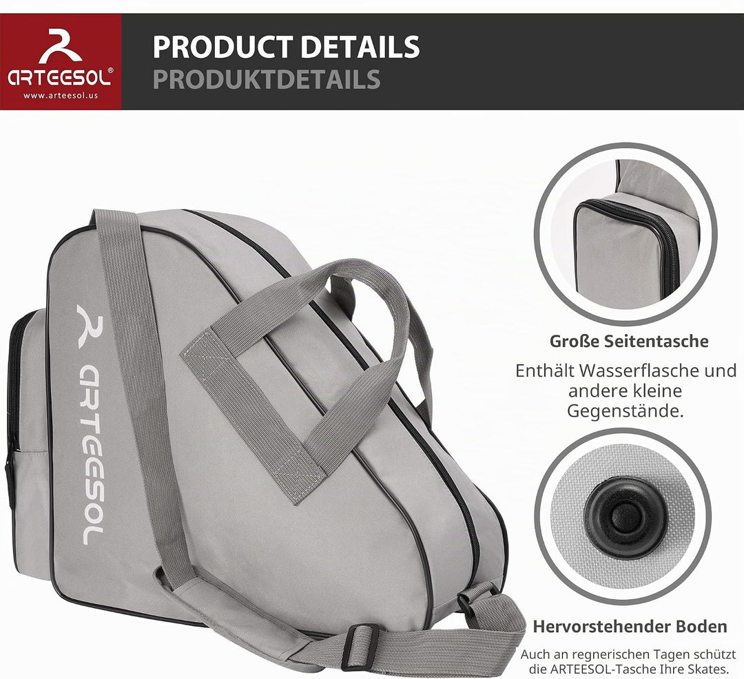 Blackace arteesol Rollschuhe Tasche, Inliner Tasche, Schlittschuhe Tasche, Skatertasche für Kinder/E