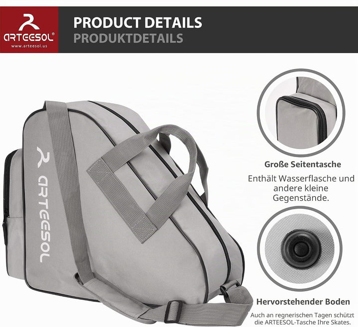 Blackace arteesol Rollschuhe Tasche, Inliner Tasche, Schlittschuhe Tasche, Skatertasche für Kinder/E