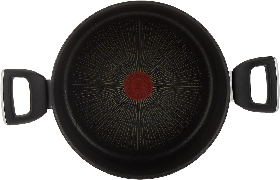 TEFAL G2554602 UNLIMITED Kochtopf 24 cm (5 L) + Glasdeckel