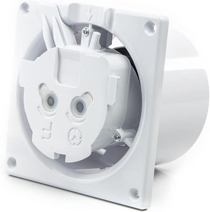 F.H. ANA Design Badlüfter Wandlüfter Deckenlüfter mit Feuchtesensor + Nachlauf Ø 125 mm Dekorative F