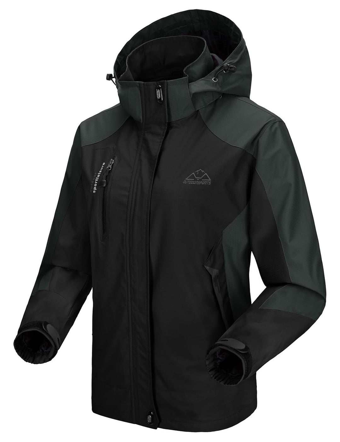 donhobo Damen Wanderjacke Outdoor Jacke Leichte Übergangsjacke Winddichte Jacke Wasserdicht Regenjac