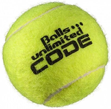 Balls ... unlimited Code Black Tennisbälle - 4er Dose - ITF Approved 1, 1