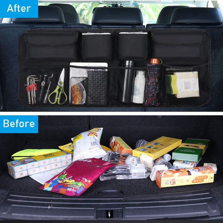 URAQT Kofferraum Organizer Auto, 100x45 cm Auto Aufbewahrungstasche, Kofferraumtasche Auto, Wasserdi