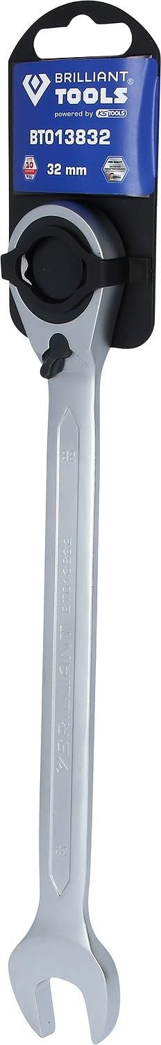 KS TOOLS Ratschenringschlüssel, umschaltbar, 32 mm 32 mm einzeln, 32 mm einzeln