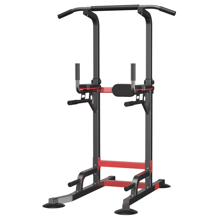 EASY BIG Power Tower Dip Station Pull Up Bar - Mehrzweck-Heimtrainingsgerät mit Verstellbarer Höhe u