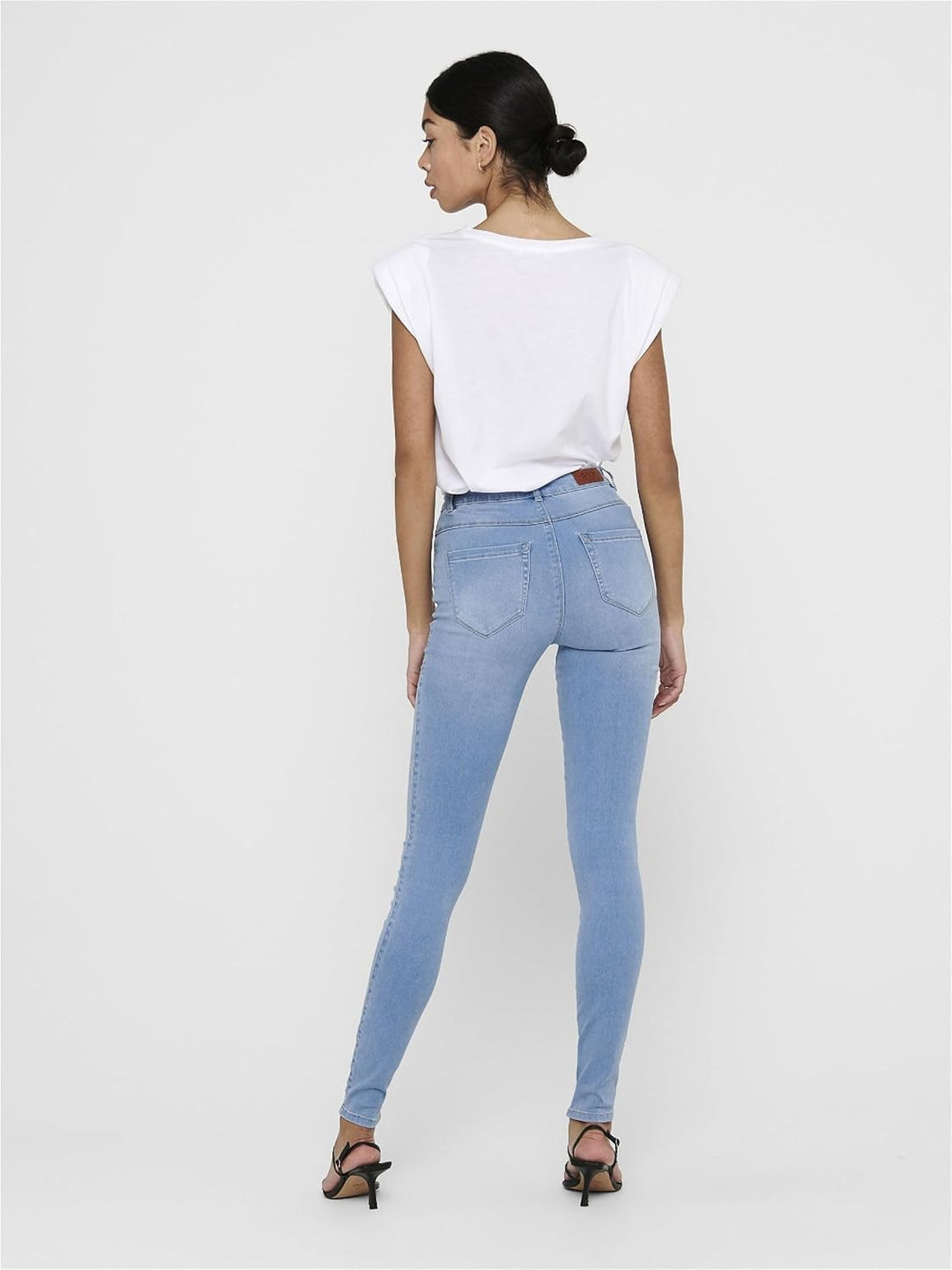 ONLY Female Skinny Jeans ONLBLUSH Mittlere Taille Skinny Fit Jeans XS / 34L Light Blue Denim, XS / 3