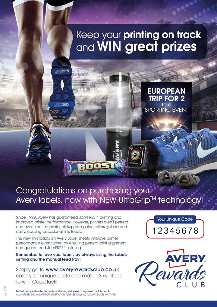 Avery BlockOut Versandetiketten