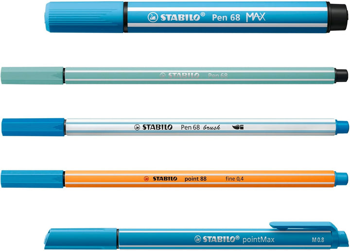 Stifte-Set - STABILO ARTY Creative Set - 55er Pack - Fineliner, Filzschreiber, Premium-Filzstifte, P