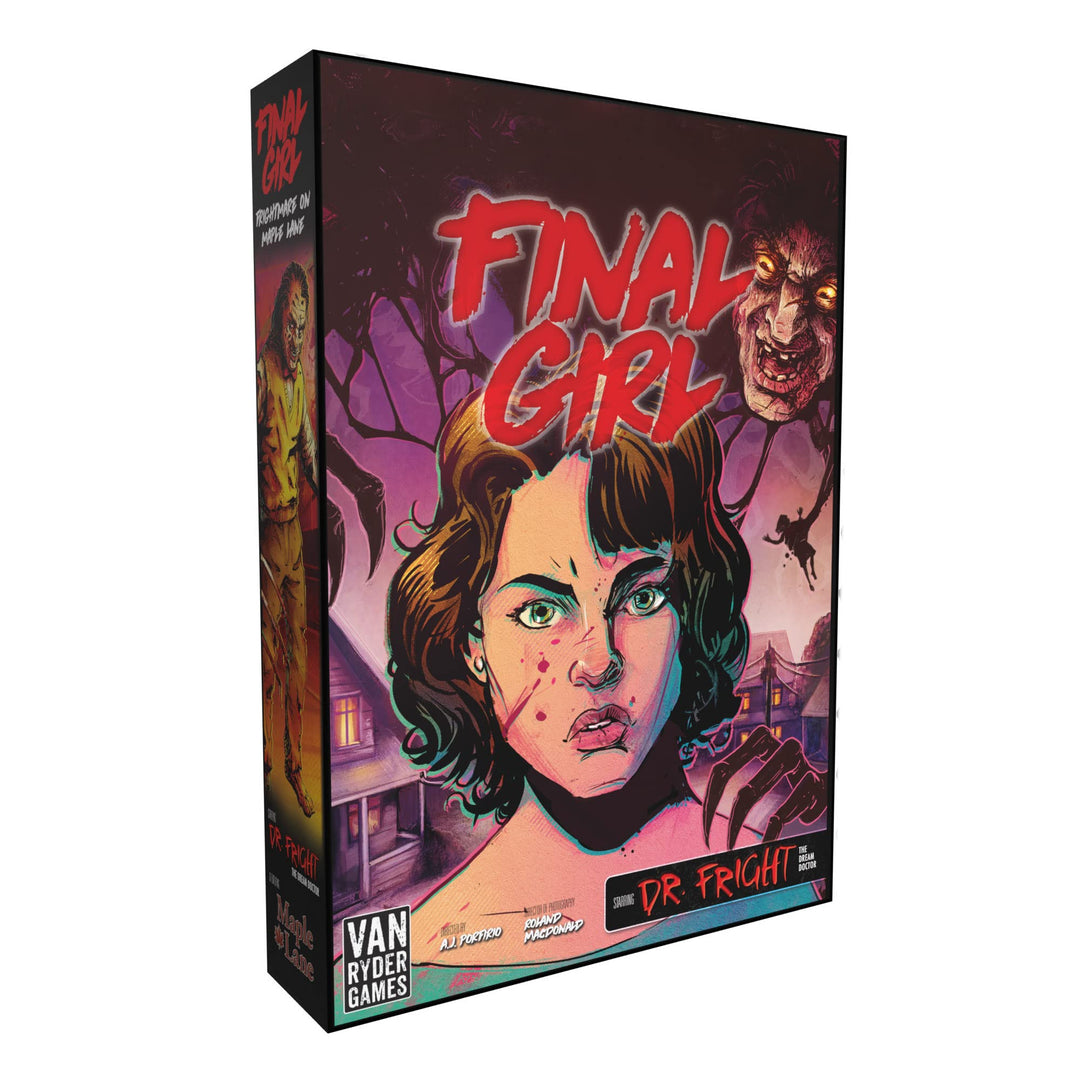 Final Girl: Frightmare on Maple Lane - Brettspiel von Van Ryder Games - Core Box zum Spielen erforde
