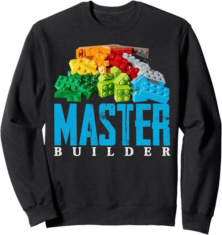 Master Builder - Building Blocks - Brick Builders Toys Gift Sweatshirt