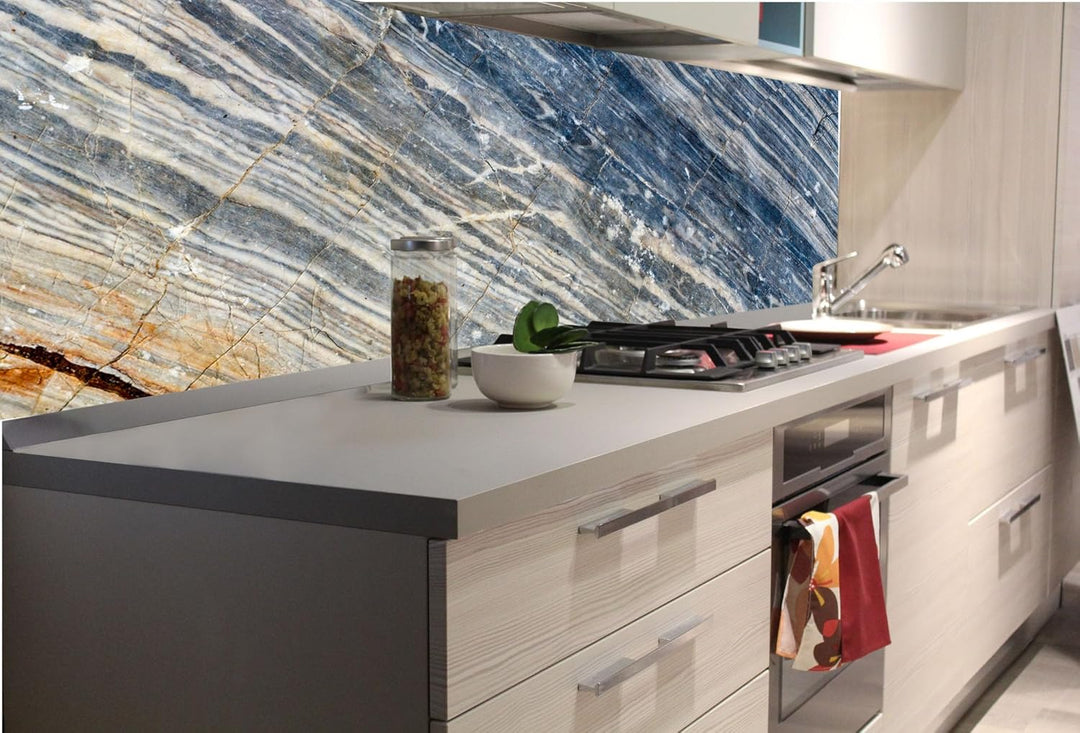 DIMEX Küchenrückwand Folie Selbstklebend MARMOR 180 x 60 cm | Klebefolie - Dekofolie - Spritzschutz