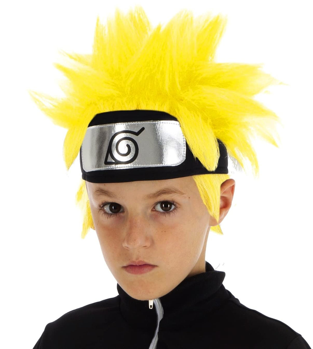 Naruto Shippuden-Perücke für Kinder gelbfarben - Gelb