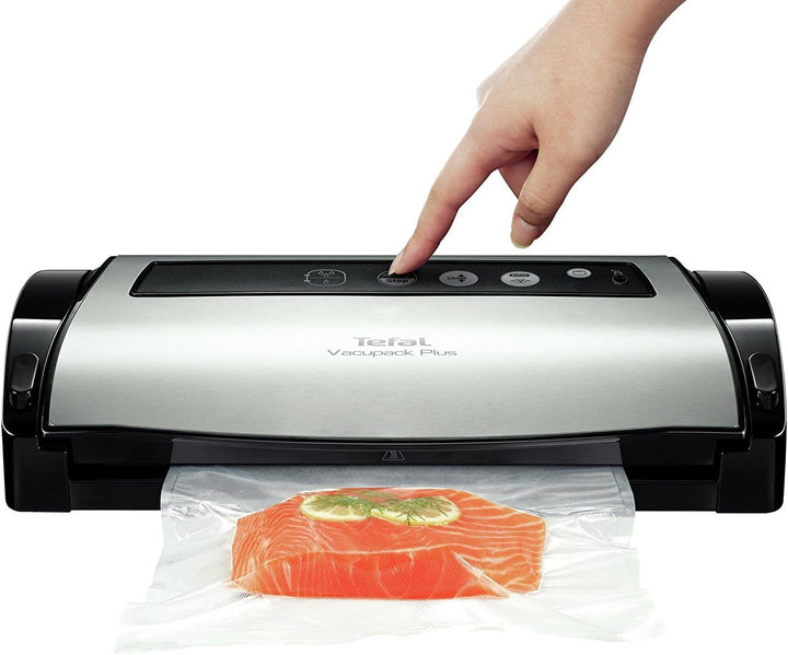 Tefal Vacupack Plus Versiegelung Vakuumierer mit 2 FRISCHHALTEDOSEN,