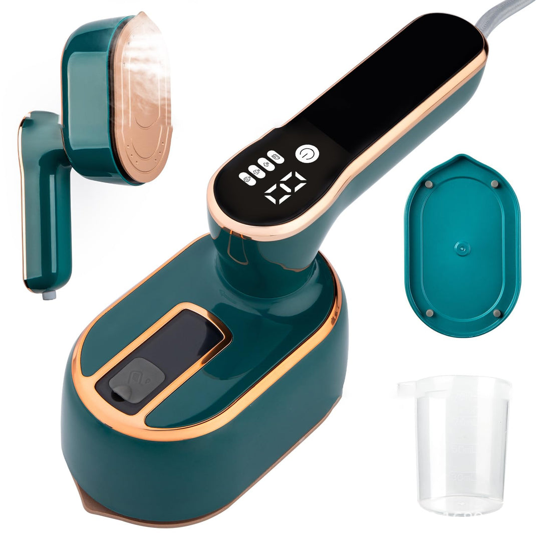 Mini Dampfbügeleisen, Steamer Dampfglätter 2 in 1 für Trocken- und Nassbügeln, Tragbares Reisebügele