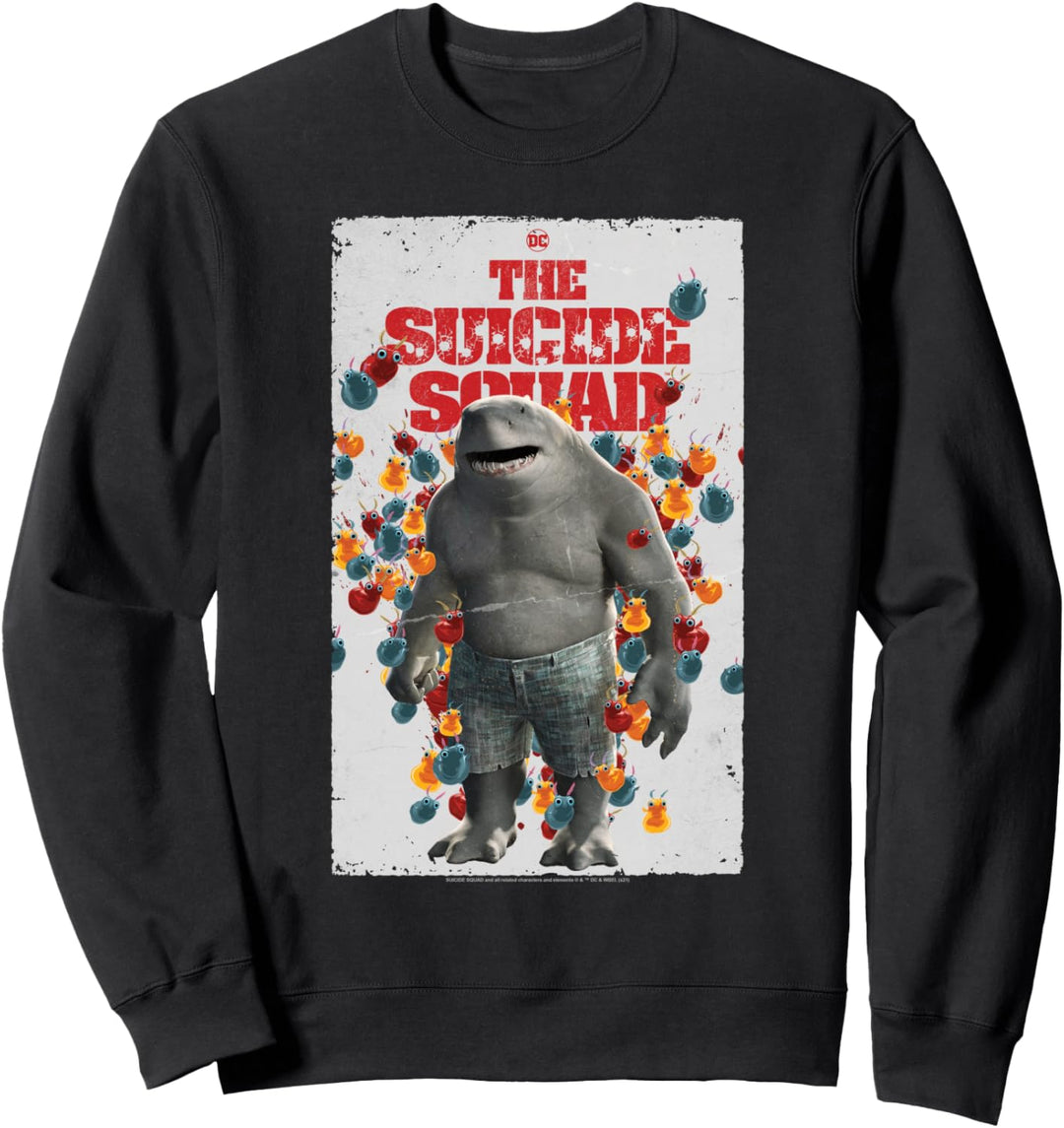 The Suicide Squad King Shark Poster Sweatshirt