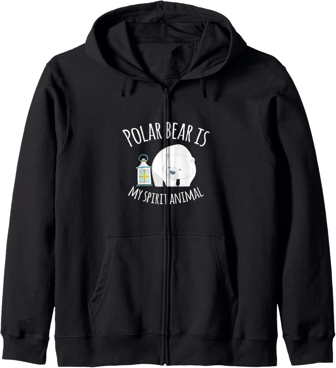 Eisbär ist mein Geistertier. Lustiges Geschenk Kapuzenjacke