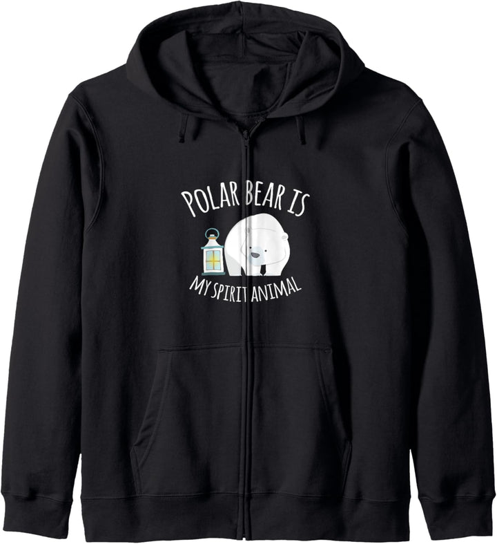 Eisbär ist mein Geistertier. Lustiges Geschenk Kapuzenjacke