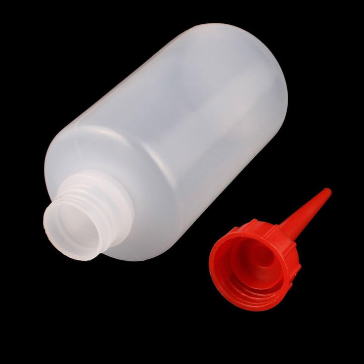 sourcing map 2 Stück 250mL Industrie Ölflasche Kunststoff Squeeze Flüssige Spenderflasche DE de