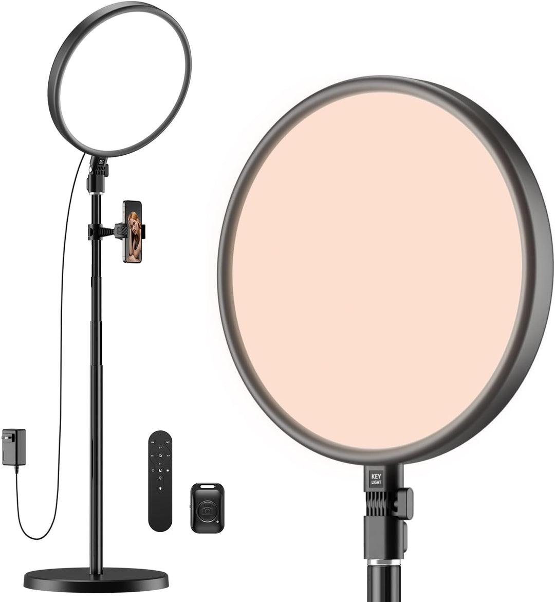 Weilisi Grosse Ringlicht mit 79" Stativ Handy für TikTok, Vlogging, Makeup