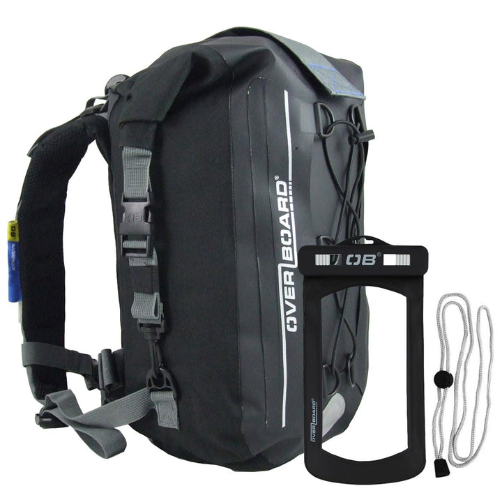 Overboard Wasserdichter Rucksack Schwarz, Schwarz