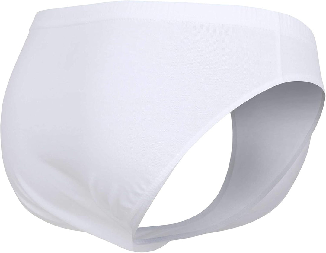 TOM TAILOR 7er Pack Herren Slips aus 100% natürlicher Baumwolle 5 Weiss-hell-uni, 6